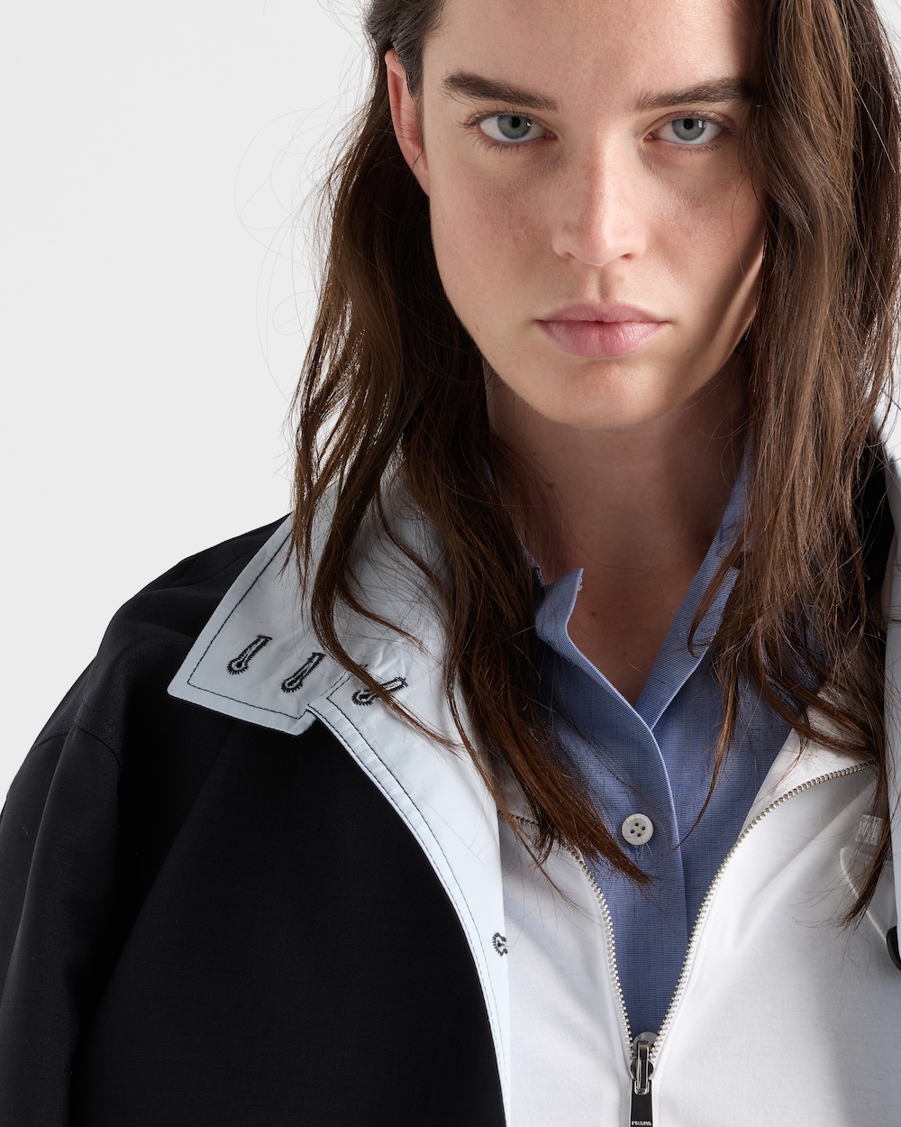 Prada Fil-à-Fil Cotton Shirt | Luxury Button-Down Long Sleeve Dress Shirt for Men - Image 3